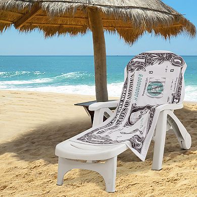 Dollar Bill Beach Towel - 30" x 60"