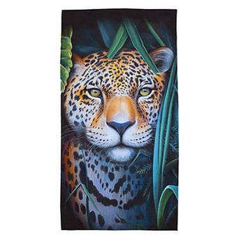 Jungle Leopard Beach Towel - 30" x 60"