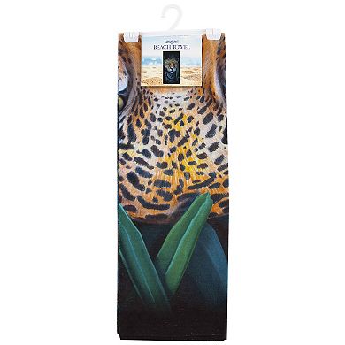 Jungle Leopard Beach Towel - 30" x 60"