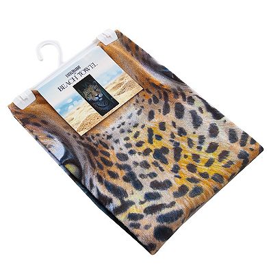 Jungle Leopard Beach Towel - 30" x 60"