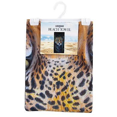 Jungle Leopard Beach Towel - 30" x 60"