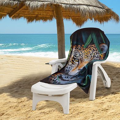 Jungle Leopard Beach Towel - 30" x 60"