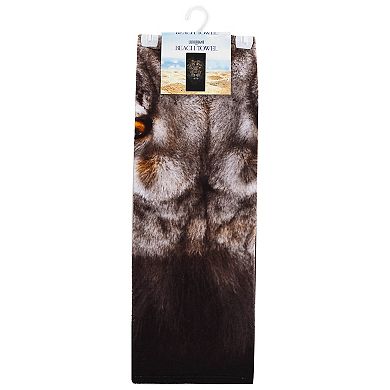 Lion Face Beach Towel - 30" x 60"