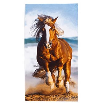 Running Horse Beach Towel - 30" x 60"