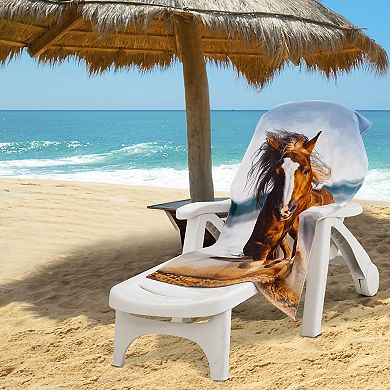 Running Horse Beach Towel - 30" x 60"