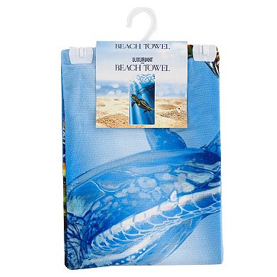 Sea Turtle Swim Beach Towel - 30" x 60"