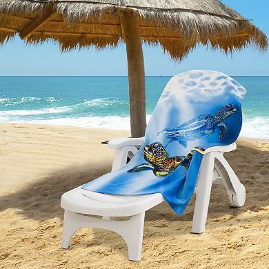 Sea Turtle Swim Beach Towel - 30" x 60"