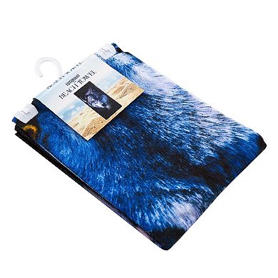 Wolf Stare Beach Towel
