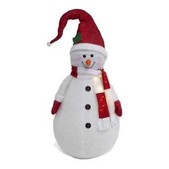 Collapsible Snowman Floor Decor