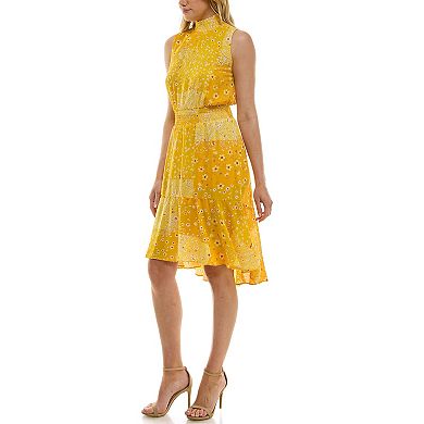 Robe Nanette Lepore Taille 8 - Sans Manches, Taille Haute, Zip Dos, Doublée - Gris Foncé