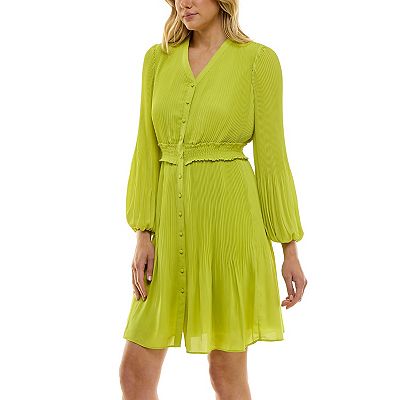 nanette lepore long sleeve dress Nanette Lepore Women's Chiffon Maxi Dress - Blue