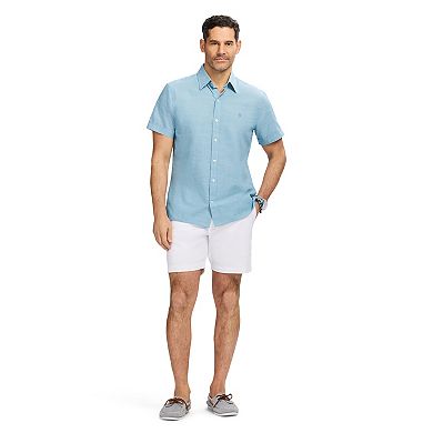 Men's IZOD Madras Short Sleeve Button Down Shirt
