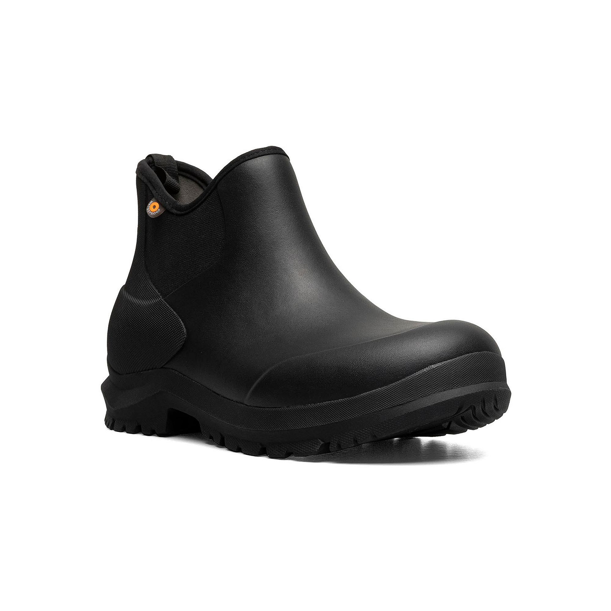Bogs Sauvie Chelsea II Mens Waterproof Boots, Size: 7, Black