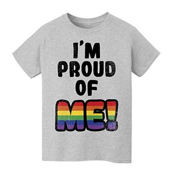 Kid's 8-20 COLAB89 Im Proud Of Me Graphic Tee
