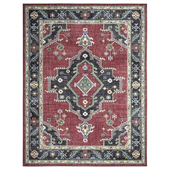 Concord Global Eden Heriz Medallion Area Rug