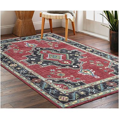 Concord Global Eden Heriz Medallion Area Rug