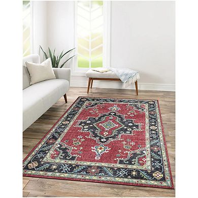 Concord Global Eden Heriz Medallion Area Rug
