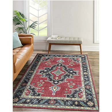 Concord Global Eden Heriz Medallion Area Rug