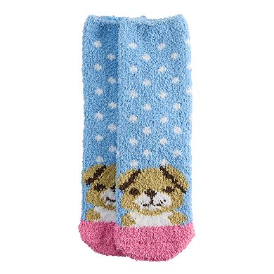 Women's Shine Dog Cozy Slipper Socks