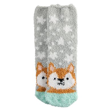 Women's Shine Fox Cozy Slipper Socks