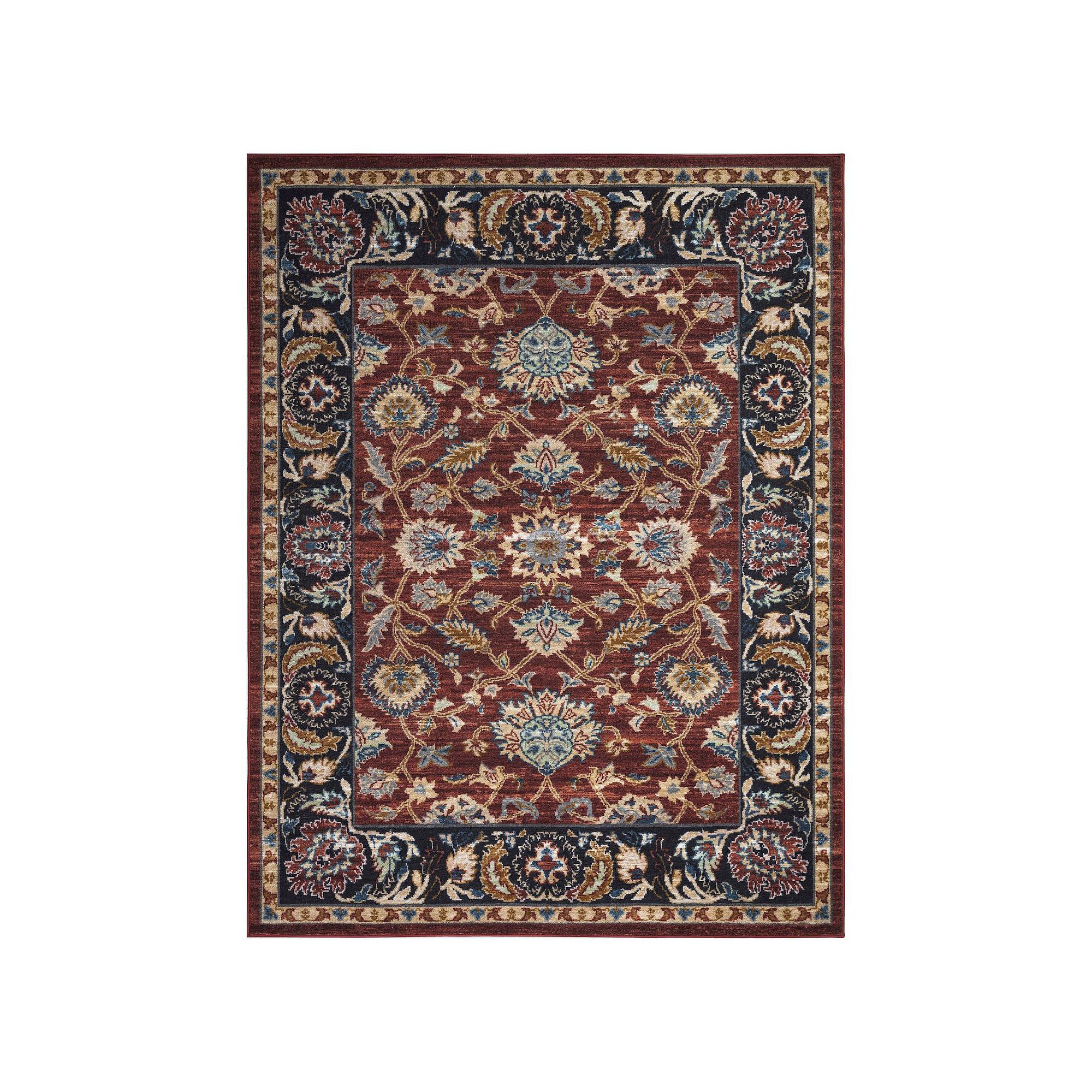Concord Global Eden Oushak Area Rug, Red