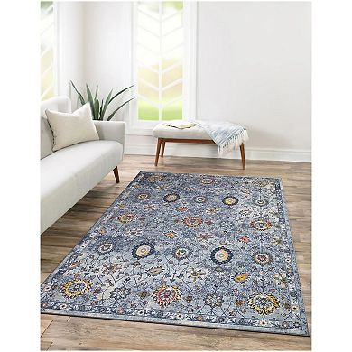 Concord Global Eden Pelmut Garden Washable Area Rug