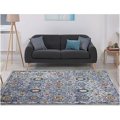 Concord Global Eden Pelmut Garden Washable Area Rug