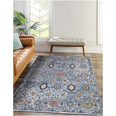 Concord Global Eden Pelmut Garden Washable Area Rug