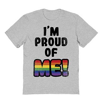 Men's COLAB89 Im Proud Of Me Pride Graphic Tee