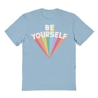 Men's COLAB89 by Threadless Be Yourself 2 Pride Graphic Tee