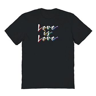 Men's COLAB89 Love Is Love Pride Graphic Tee