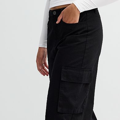 Juniors' Tinseltown Ripstop Baggy Cargo Pants