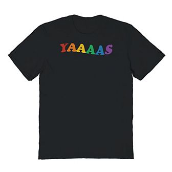 Men's COLAB89 YAAAAS ART Pride Graphic Tee