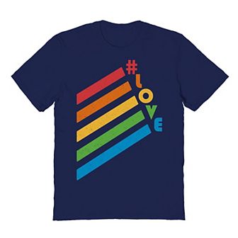 Men's COLAB89 by Threadless LOVE Pride Graphic Tee