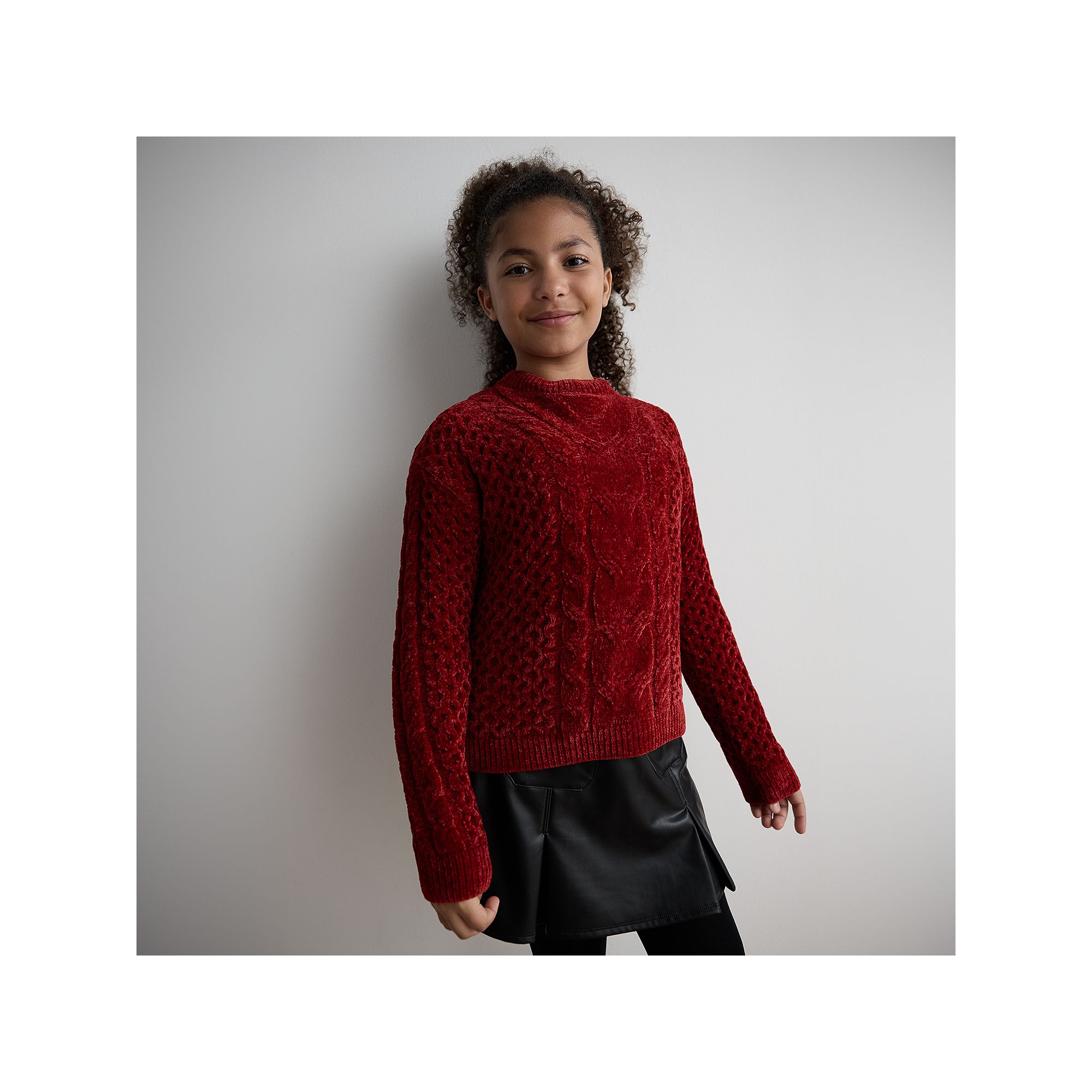 Girls 6-20 SO® Mock Neck Pullover Sweater in Regular & Plus Size, Girls, 