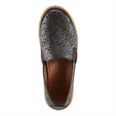 Spring Step Jookin Women's Leather Slip-on Shoes