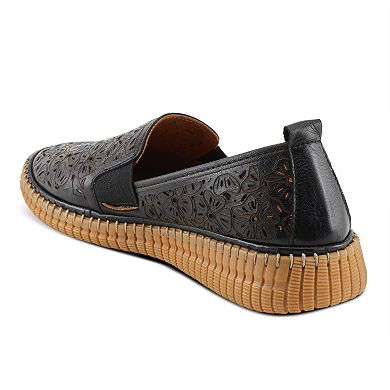 Spring Step Jookin Women's Leather Slip-on Shoes