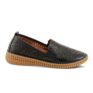 Spring Step Jookin Women's Leather Slip-on Shoes