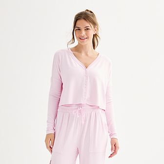 Juniors' SO® Cropped Hacci Cardigan