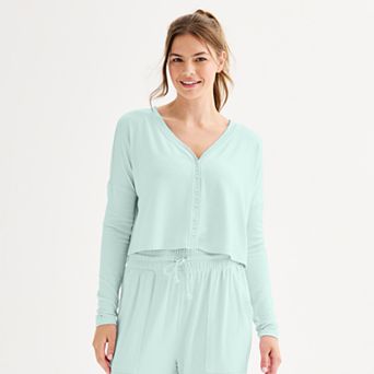 Juniors' SO® Cropped Hacci Cardigan