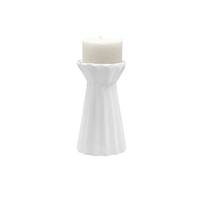 Everyday Decor Ceramic Pillar / Taper Candle Holder