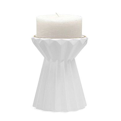 Everyday Decor Ceramic Pillar / Taper Candle Holder