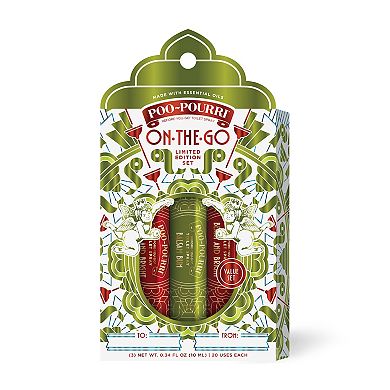 Poo-Pourri 3-Pack Holiday On-The-Go Value Set