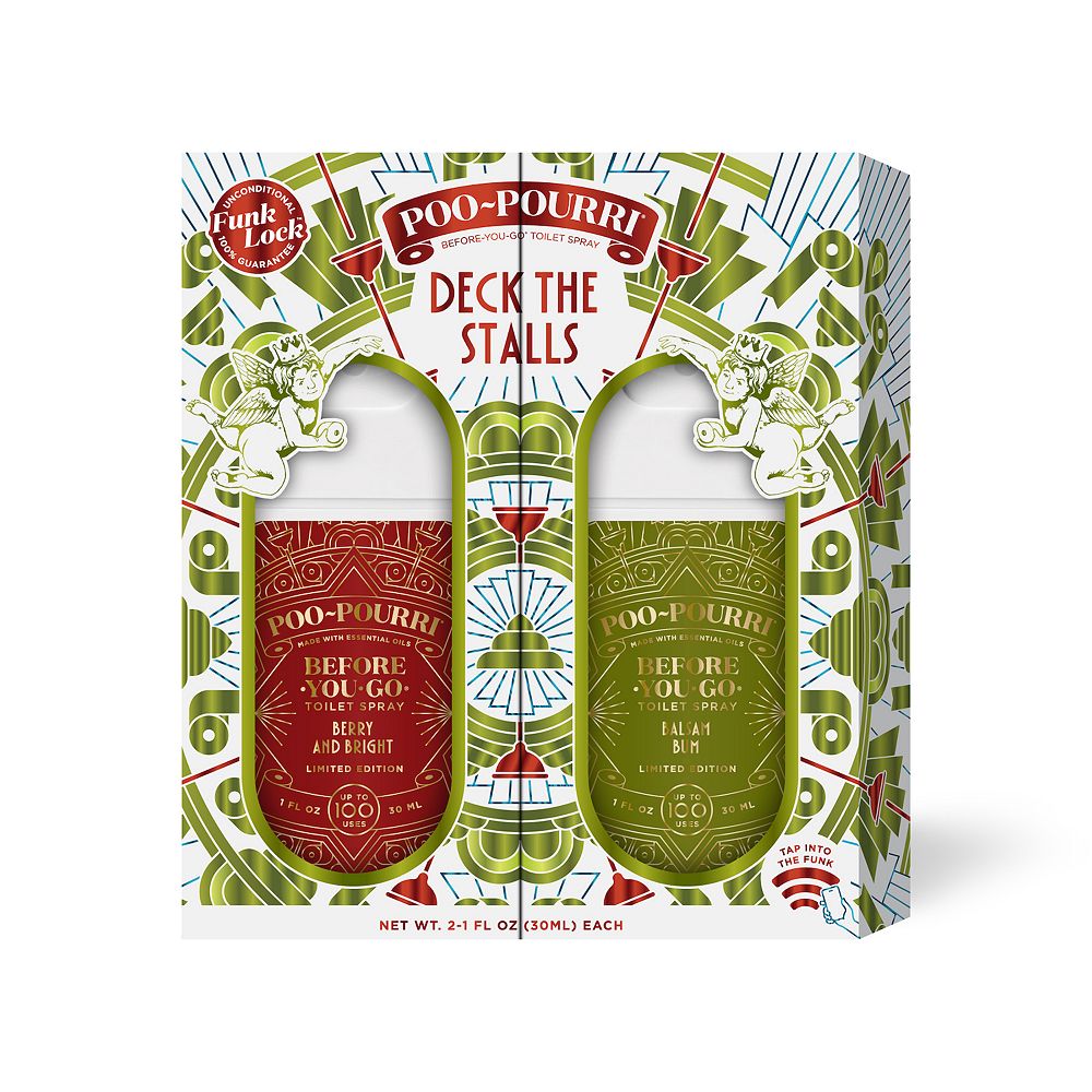 Poo-Pourri 2-Pack Holiday Tear and Share Pocket Set