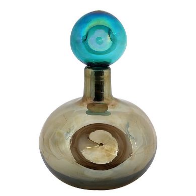 Everyday Decor Oil Slick Glass Vase