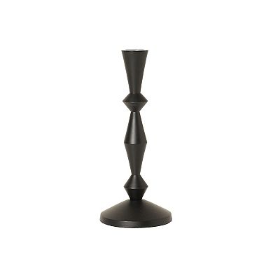 Everyday Decor Tapered Geometric Design Candle Stick Holder Table Decor