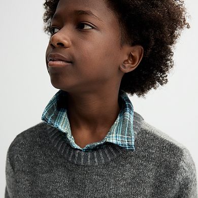 Boys 8-20 Sonoma Goods For Life Ombre Crewneck Sweater in Regular & Husky