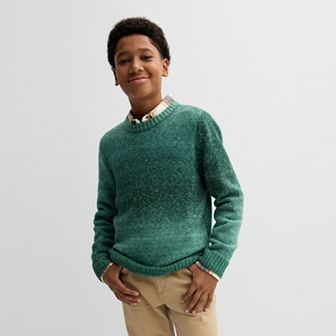Boys 8-20 Sonoma Goods For Life® Ombre Crewneck Sweater in Regular & Husky