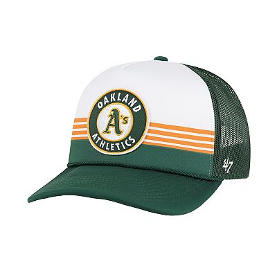 Men's '47 Green Oakland Athletics Lift Off Foam Front Mesh Trucker