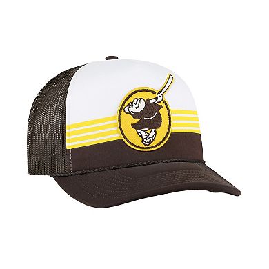 Men's '47 Brown San Diego Padres Lift Off Foam Front Mesh Trucker Adjustable Hat